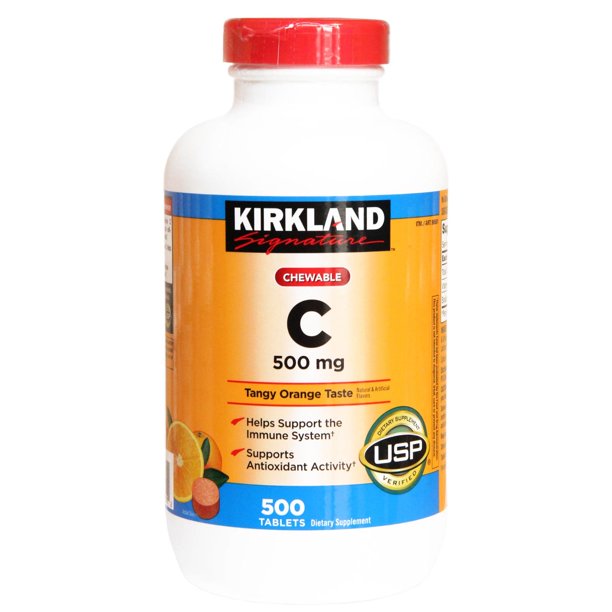 Vitamina C 500mg Kirkland X 500